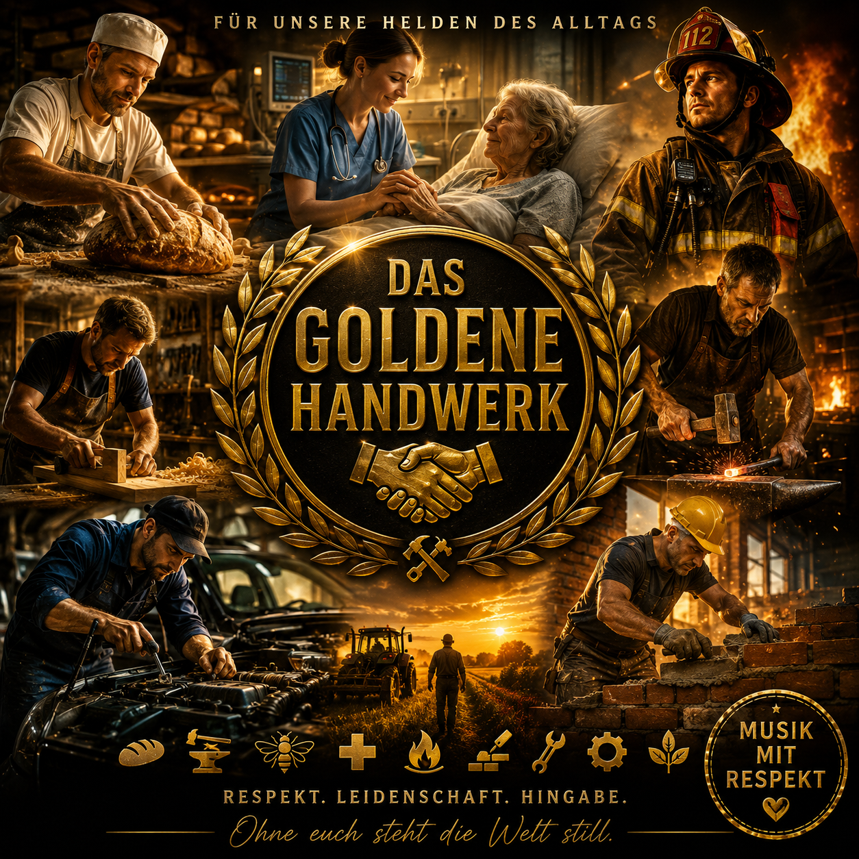 Das Goldene Handwerk – Für unsere Helden des Alltags. Musik mit Respekt.
